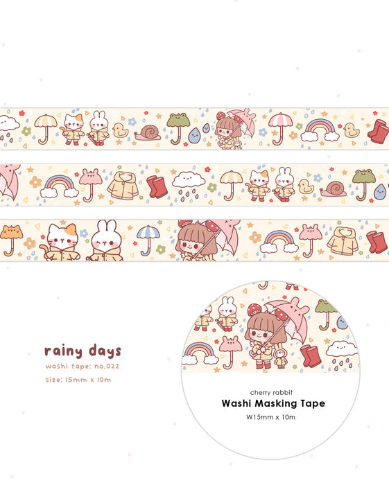 Rainy Days Washi Tape