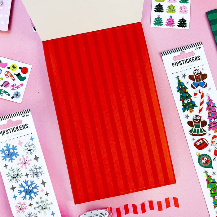 Charming Christmas Sticker Paper Scrap Pad
