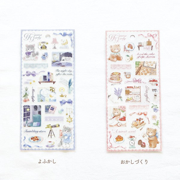 Mind Wave 'Girly' Series Stickers - Night