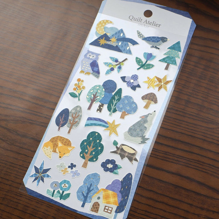 Mind Wave 'Quilt Atelier' Series Stickers - Starry Forest