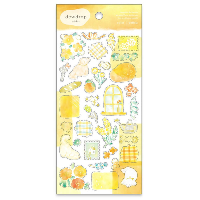 Mind Wave 'Dewdrop' Series Stickers - Yellow
