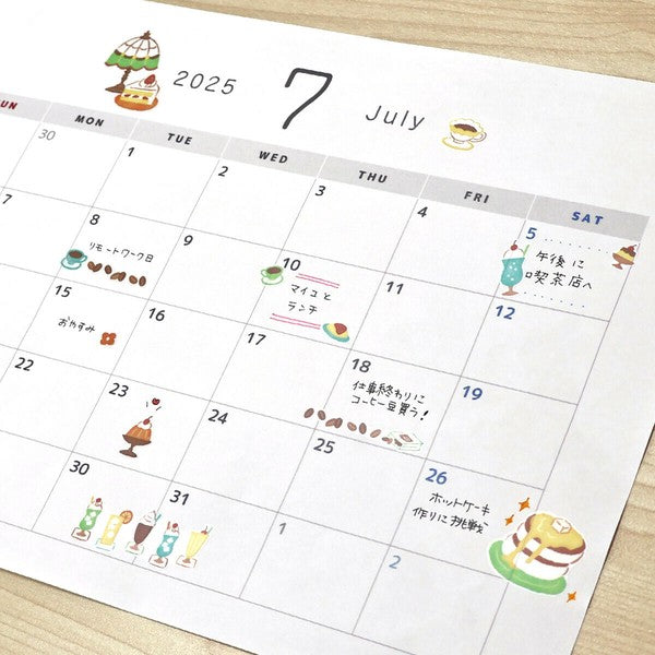 Mind Wave 'Choko Deco' Series Clear Stickers - Coffee Shop