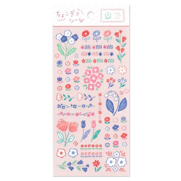 Mind Wave 'Choko Deco' Series Clear Stickers - Flower