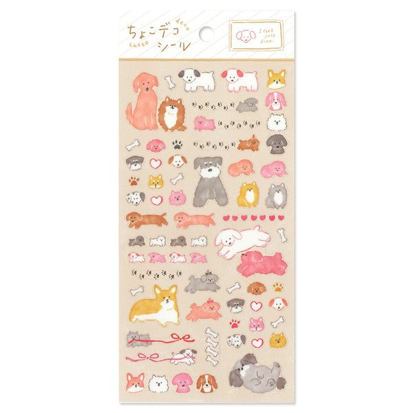 Mind Wave 'Choko Deco' Series Clear Stickers - Dog