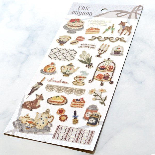 Mind Wave 'Chic Mignon' Series Stickers - Tea Party