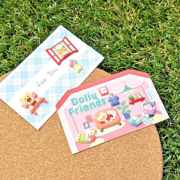 Mind Wave 'Dolly Friends' Series Puffy Stickers - House