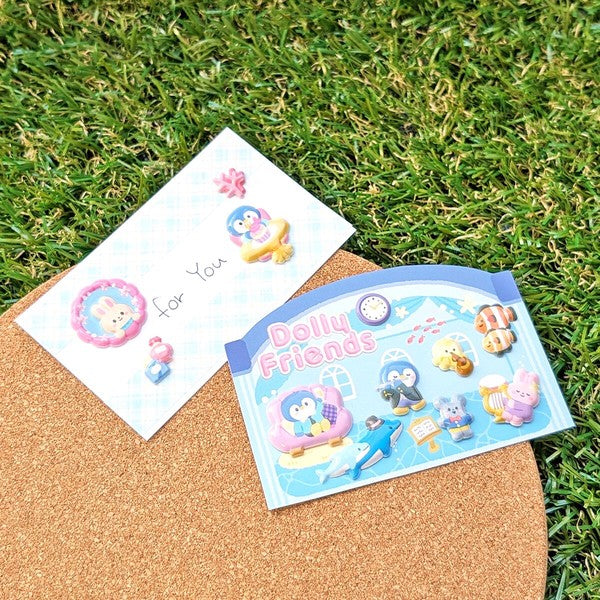 Mind Wave 'Dolly Friends' Series Puffy Stickers - Marine Hotel