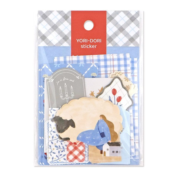 Mind Wave 'Yori-Dori' Series Flake Stickers - Slumber