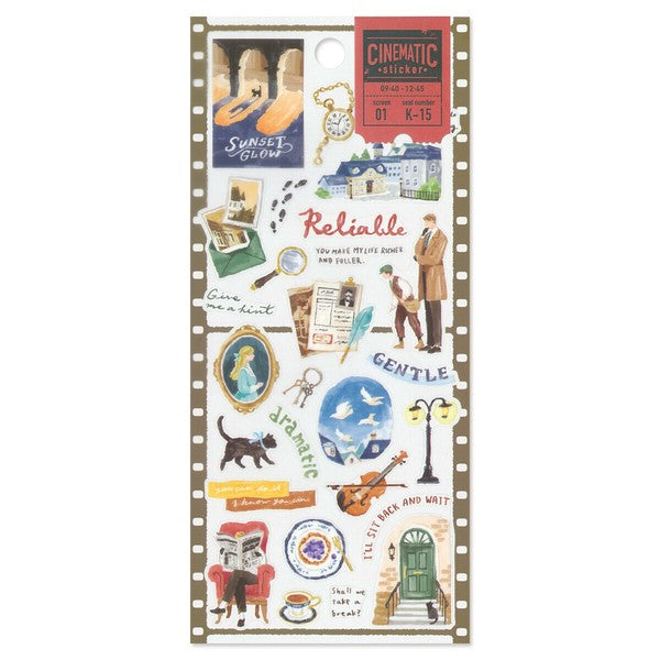 Mind Wave 'Cinematic' Series Clear Stickers - Mystery