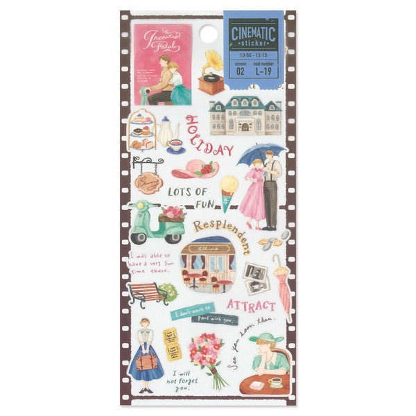 Mind Wave 'Cinematic' Series Clear Stickers - Romance