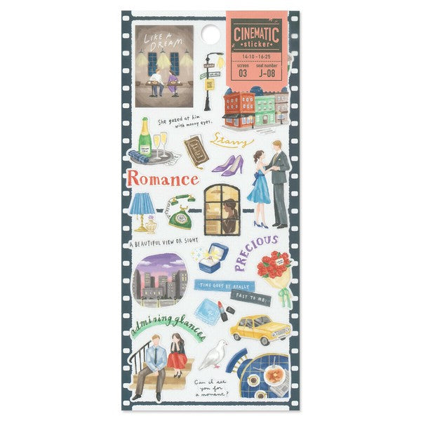 Mind Wave 'Cinematic' Series Clear Stickers - Love Story