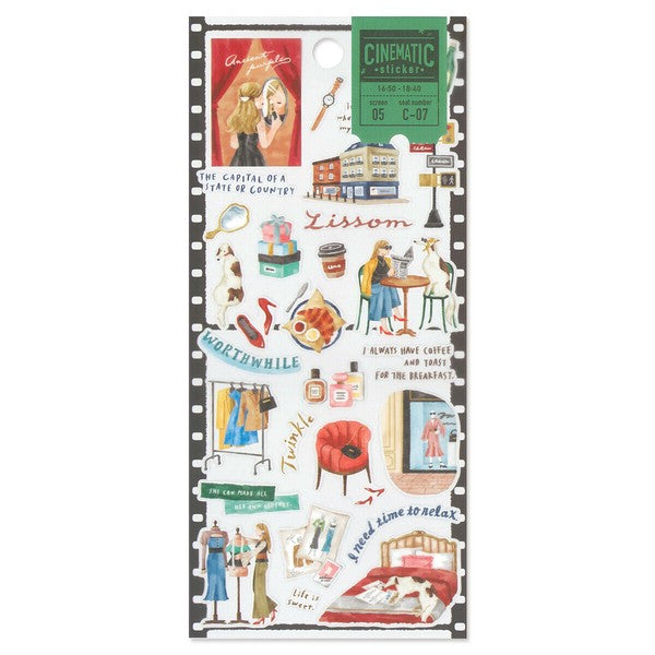 Mind Wave 'Cinematic' Series Clear Stickers - Fashion