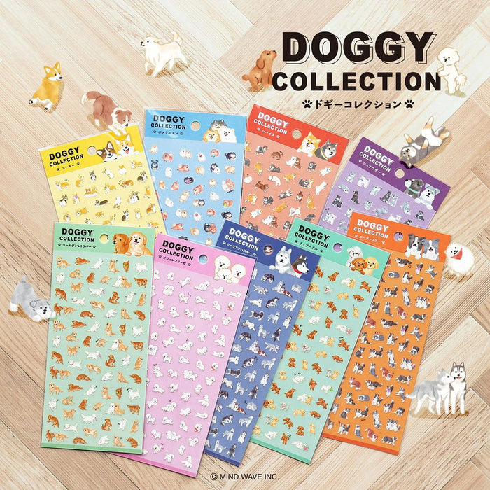 Mind Wave 'Doggy' Series Clear Stickers - Shiba Inu