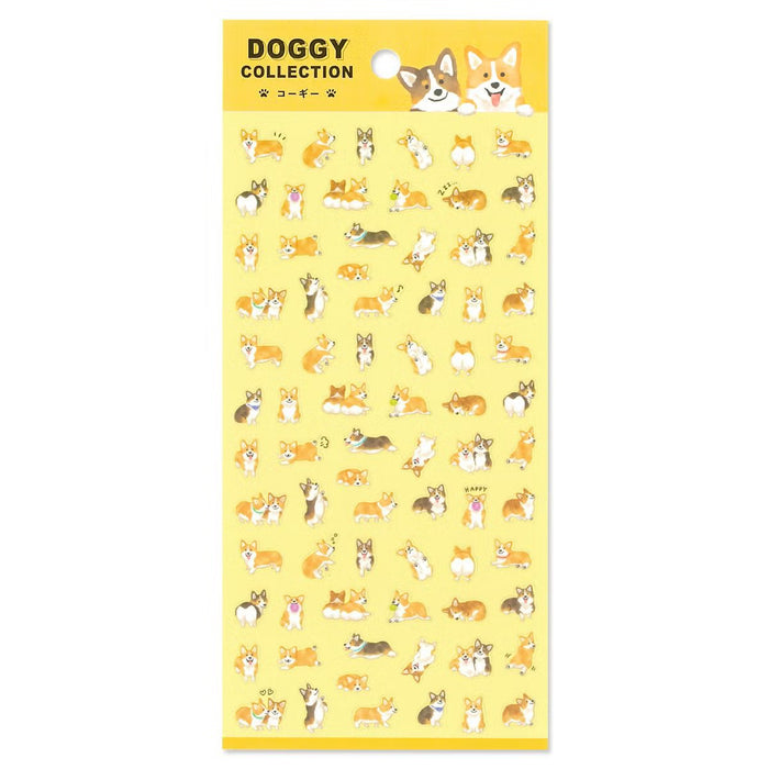 Mind Wave 'Doggy' Series Clear Stickers - Corgi