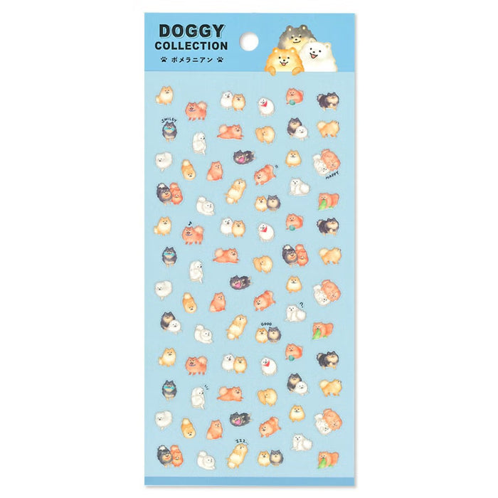 Mind Wave 'Doggy' Series Clear Stickers - Pomeranian