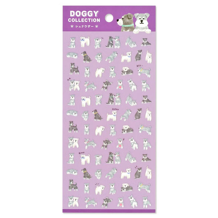 Mind Wave 'Doggy' Series Clear Stickers - Schnauzer