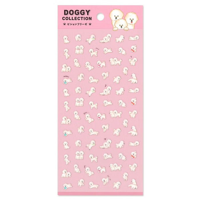 Mind Wave 'Doggy' Series Clear Stickers - Bichon Frise