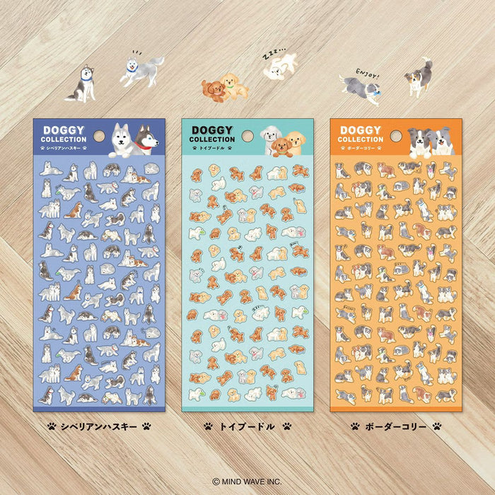 Mind Wave 'Doggy' Series Clear Stickers - Siberian Husky