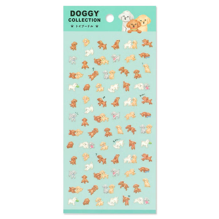 Mind Wave 'Doggy' Series Clear Stickers - Toy Poodle