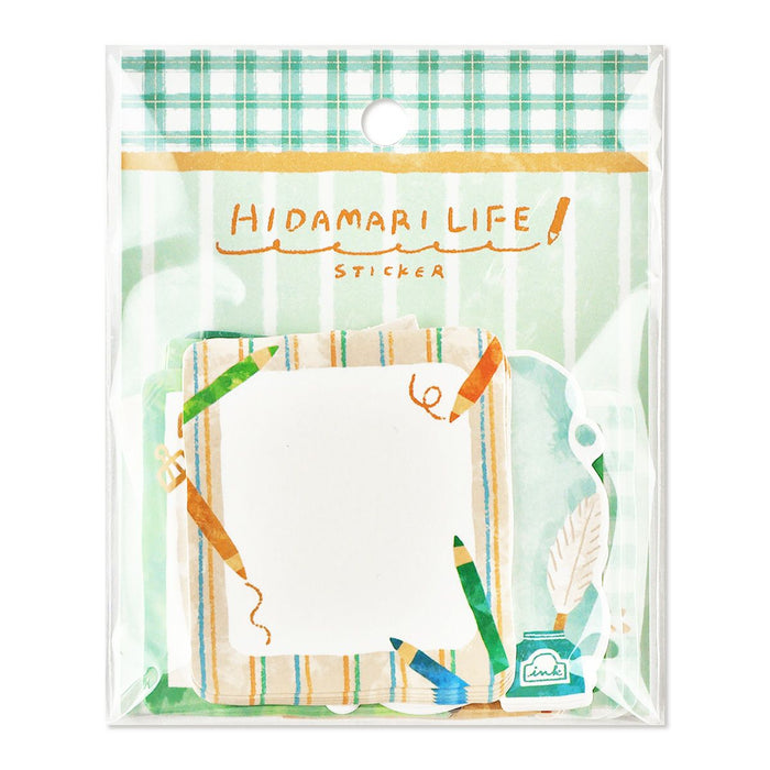 Mind Wave 'Hidamari Life' Series Flake Stickers - Stationery