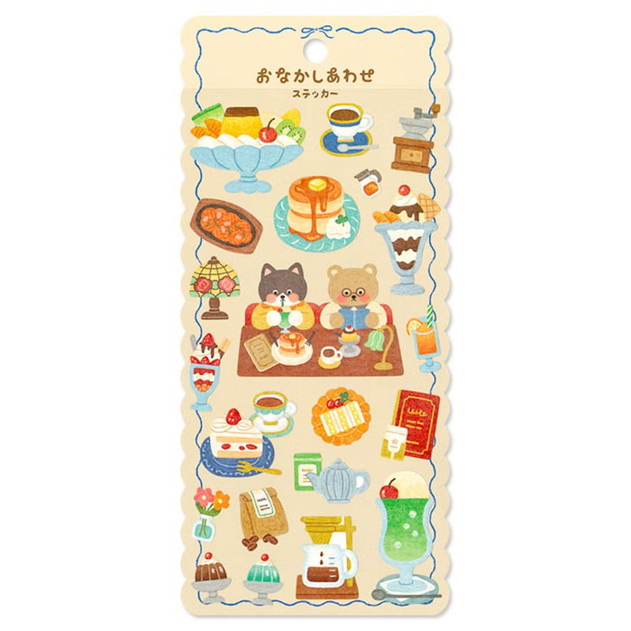 Mind Wave 'Happy Tummy' Series Stickers - Nostalgic Old-Style Coffee Shop