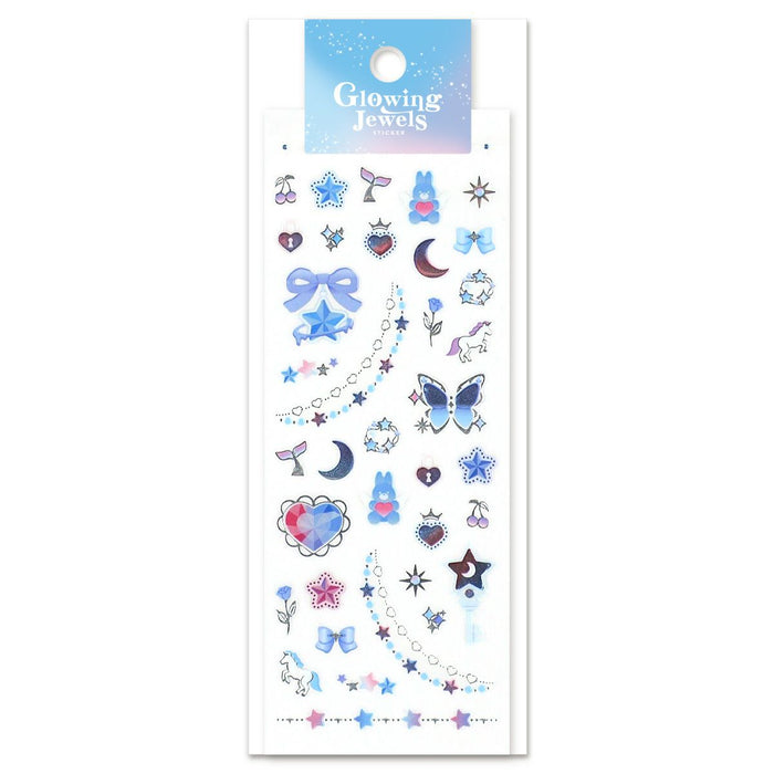 Mind Wave 'Glowing Jewels' Series Stickers - Sky
