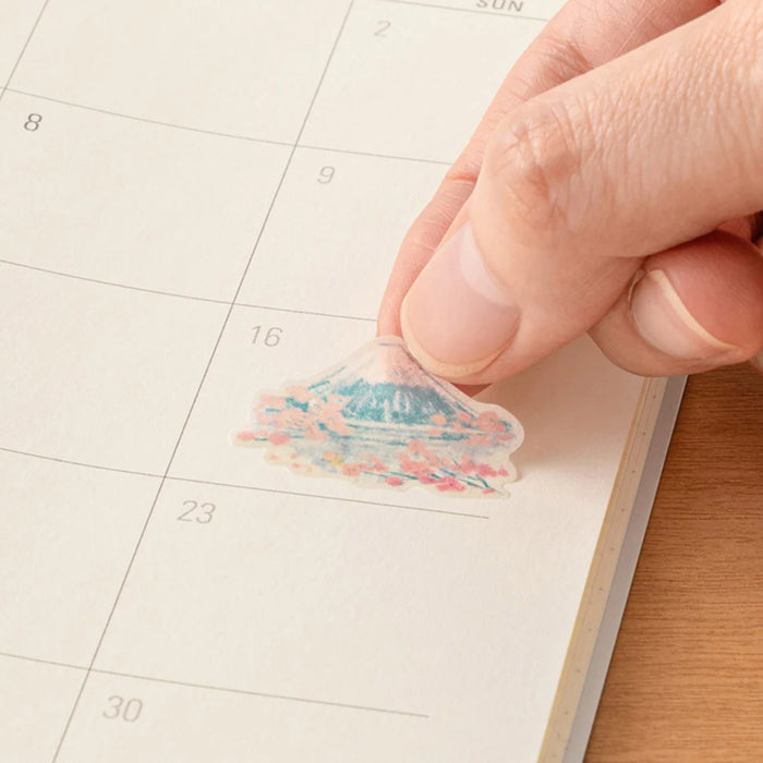 Midori 'Country' Motif Washi Stickers - Japan