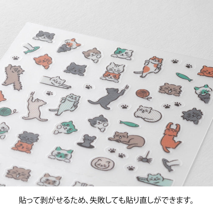 Midori Planner Stickers - Cat