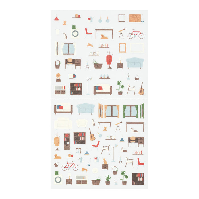 Midori Planner Stickers - Interior