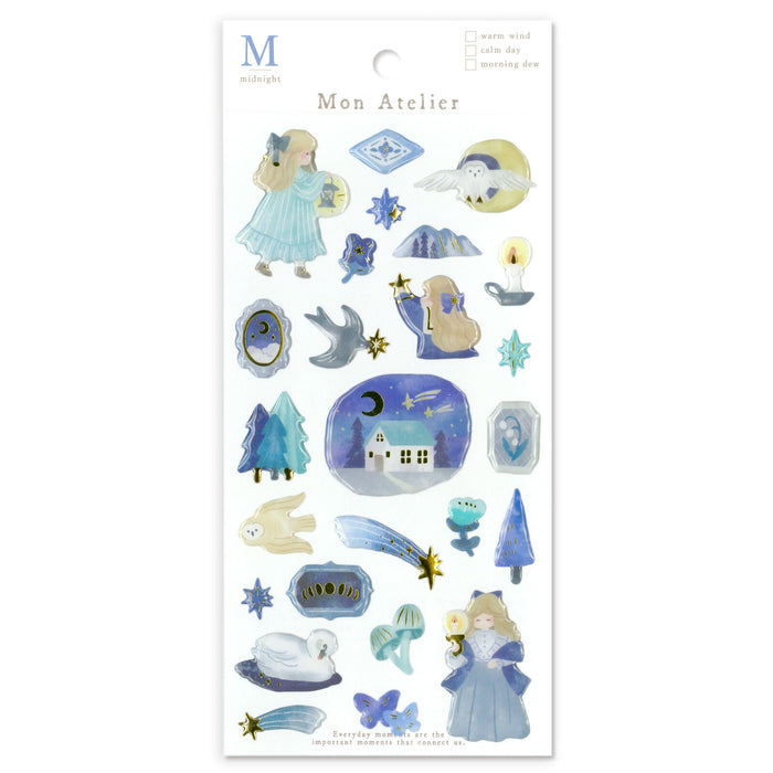 Mind Wave 'Mon Atelier' Series Stickers - Midnight