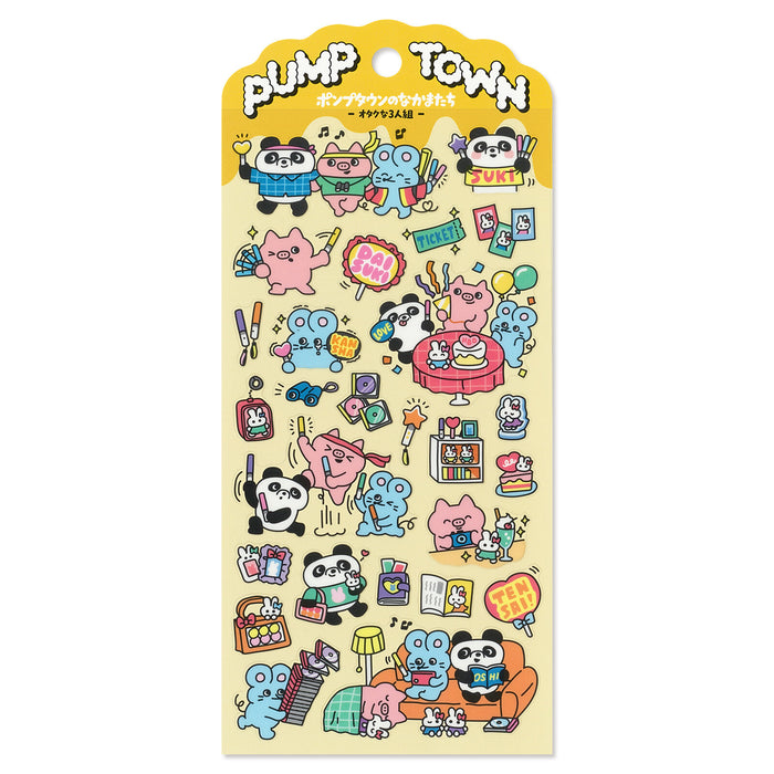 Mind Wave 'Pump Town' Series Stickers - Nerdy Trio