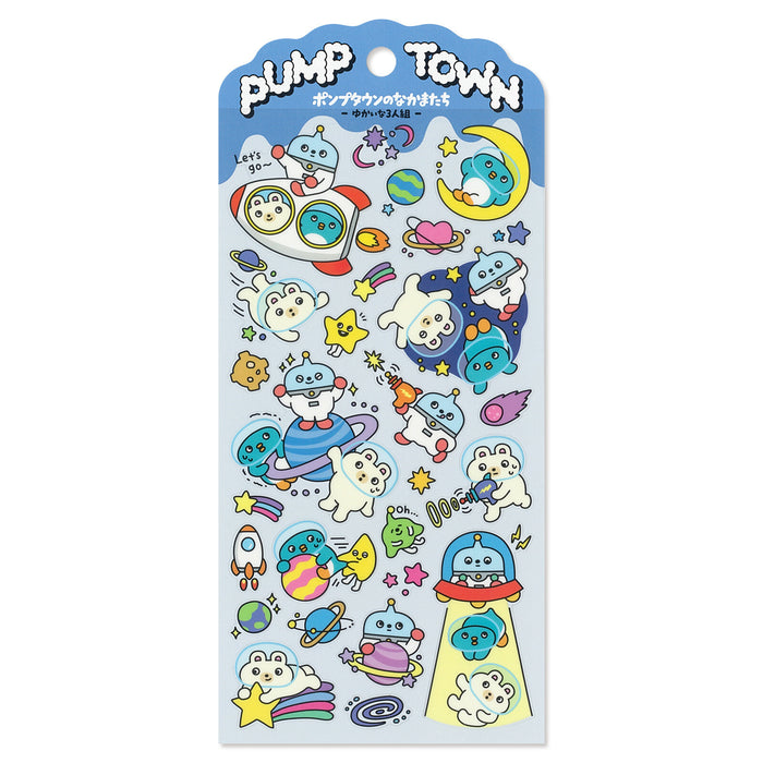 Mind Wave 'Pump Town' Series Stickers - Cheerful Trio