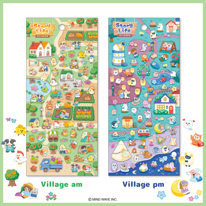 Mind Wave 'Story Life' Series Stickers - Village AM