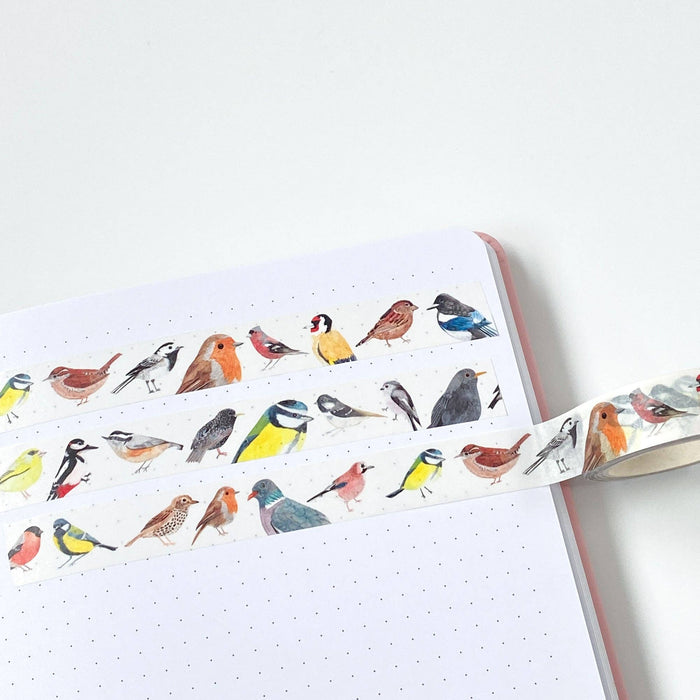 British Garden Birds Washi Tape