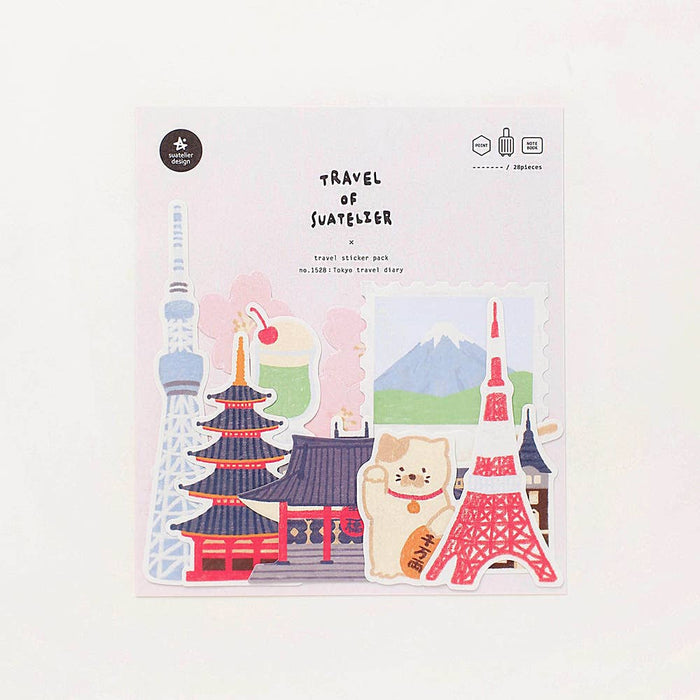 Travel Sticker Pack - Tokyo Travel Diary