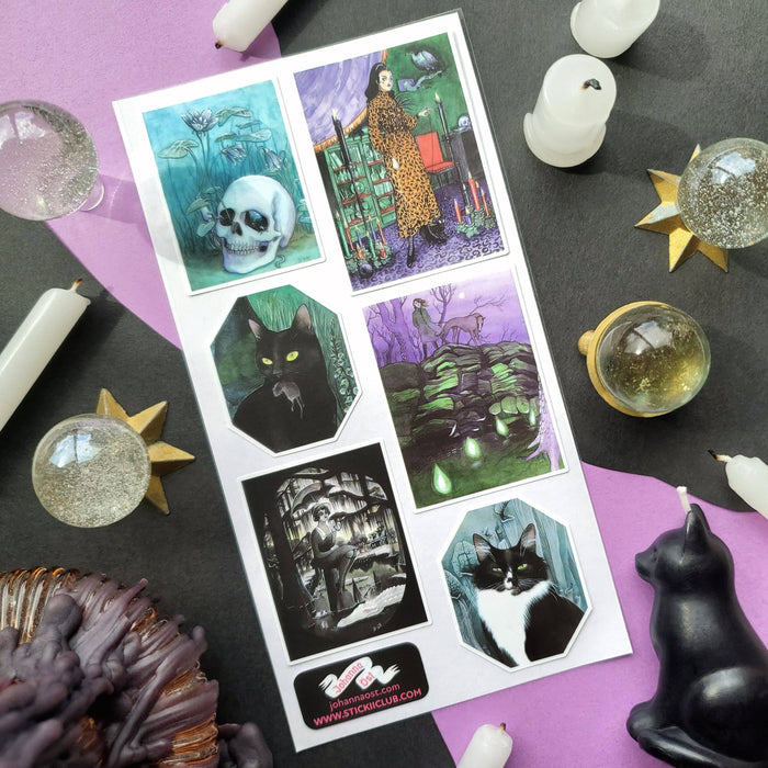 Midnight Familiar Sticker Sheet