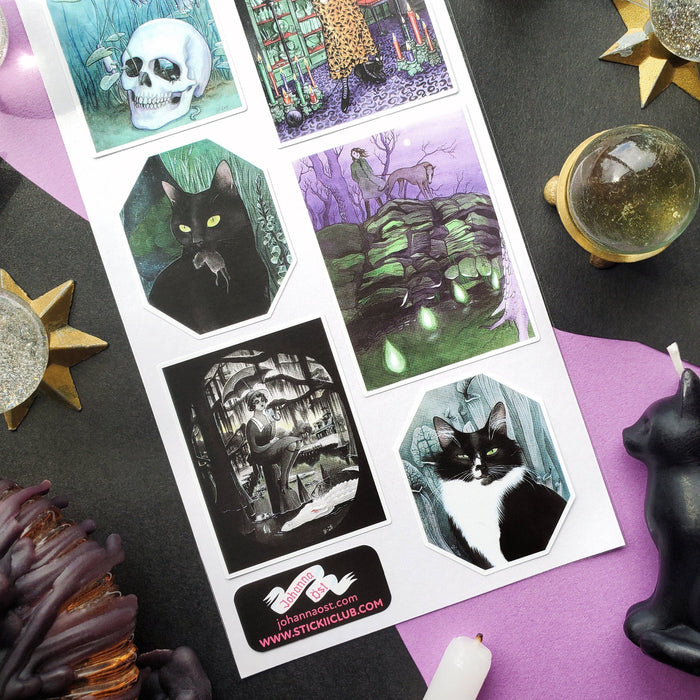 Midnight Familiar Sticker Sheet