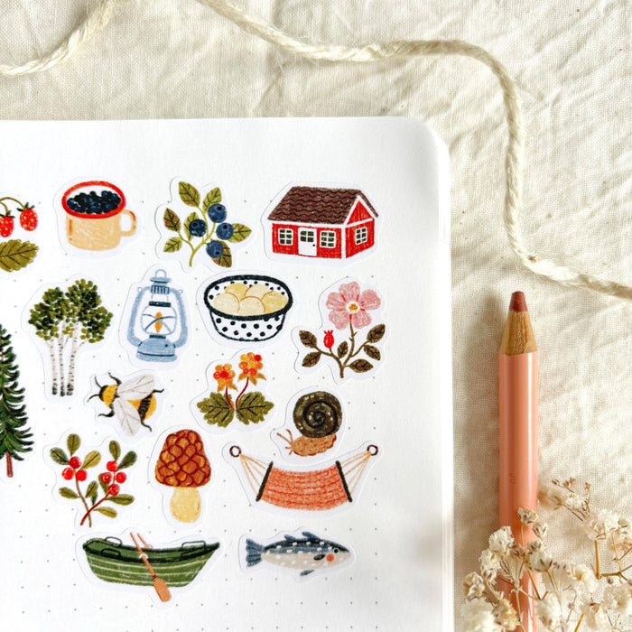 Summer Cottage - Sticker Sheet