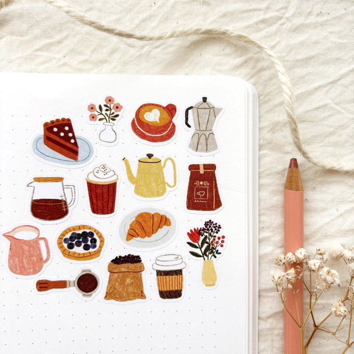 Coffee Time - Sticker Sheet