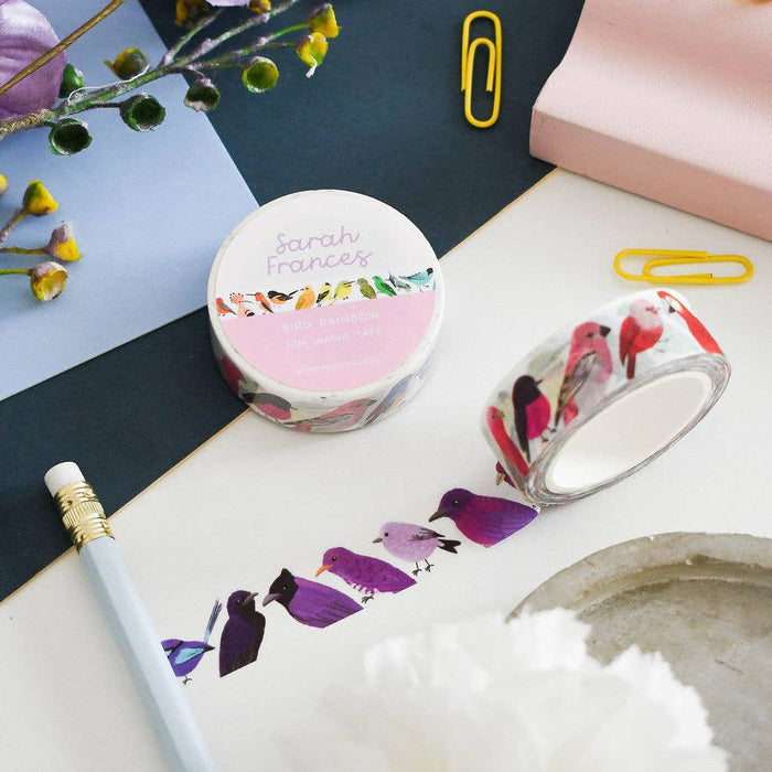 Bird Rainbow Washi Tape