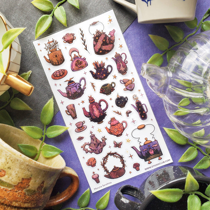 Starbrewed Tea Party Sticker Sheet