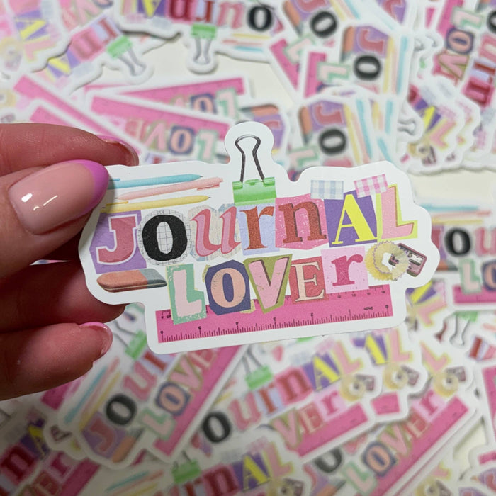Journal Lover Die Cut Sticker