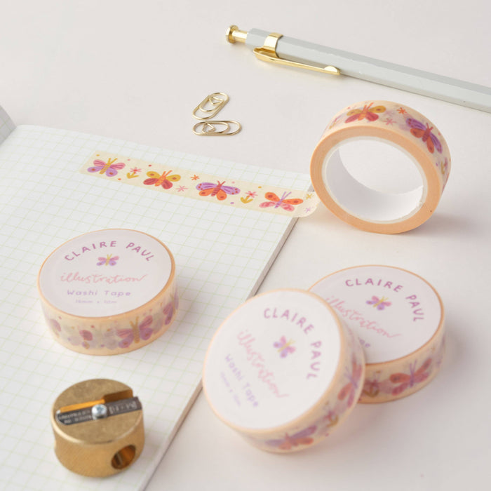 Pastel Butterflies Washi Tape