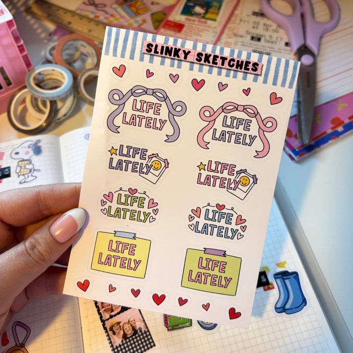 Life Lately A6 Matte Sticker Sheet