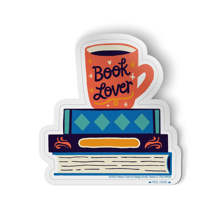 Book Lover Vinyl Sticker