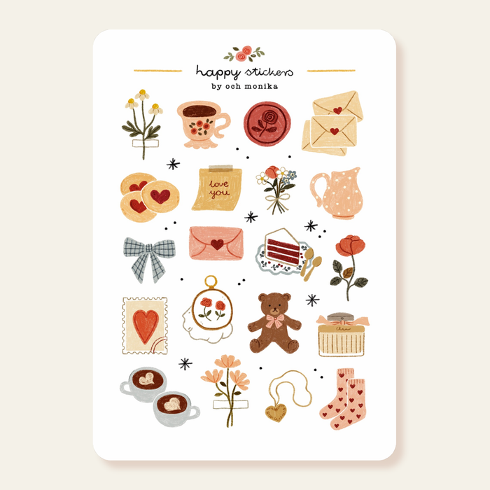 Sweet Love - Sticker Sheet