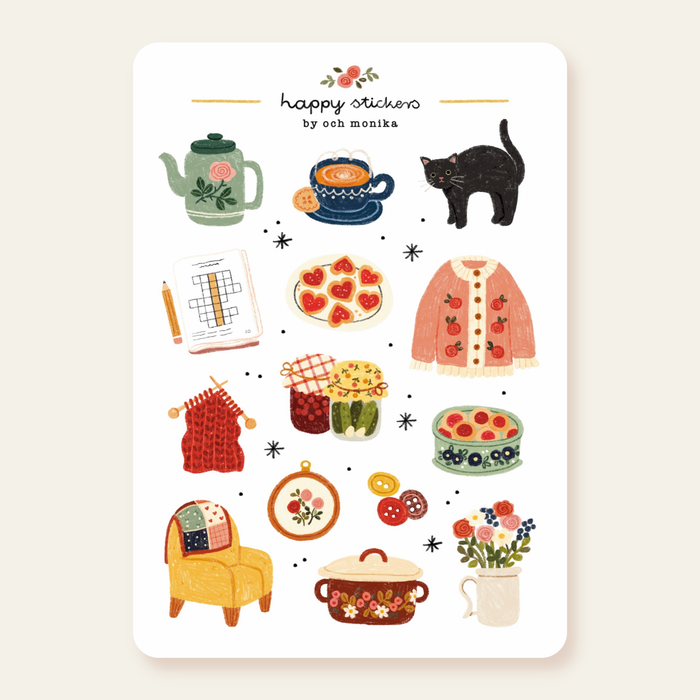 Granny Things - Sticker Sheet