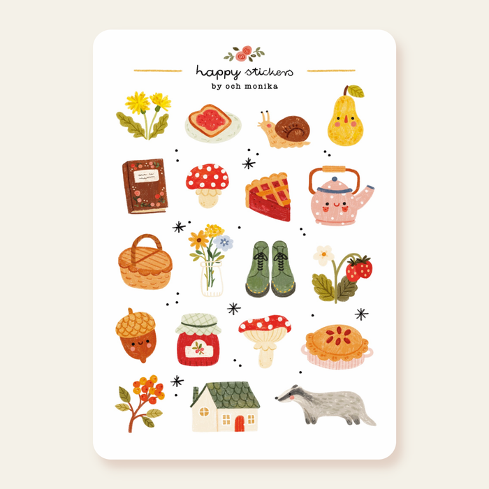 All Cozy - Sticker Sheet