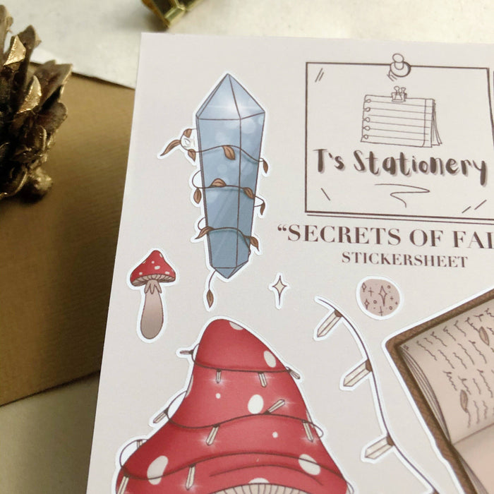Secrets Of Fall Sticker Sheet