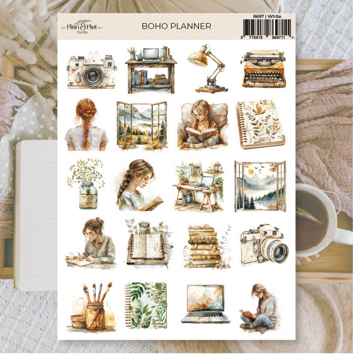 Boho Planner Sticker Sheet